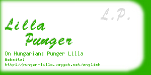 lilla punger business card